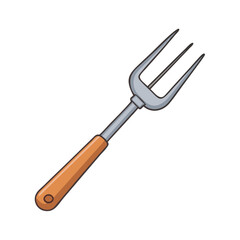 bbq fork icon, bbq fork vector illustration-simple illustration of bbq fork, perfect for bbq fork logos and icons