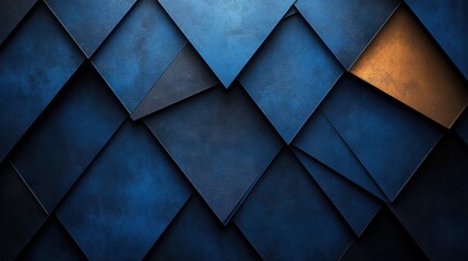 blue Background with Radial Lines and Circles for Design Banner Template, Featuring Abstract Minimalist Wallpaper with Copy Space on blue Background