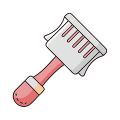 meat tenderizer icon, meat tenderizer vector illustration-simple illustration of meat tenderizer, perfect for meat tenderizer logos and icons