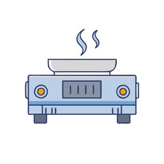 side burner on grill icon, side burner on grill vector illustration-simple illustration of side burner on grill, perfect for side burner on grill logos and icons
