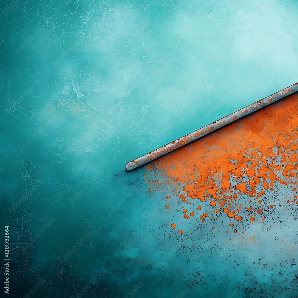 Poster an example of the effects of oxidation in sea environments is a rusted ship hull.