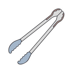 tongs icon, tongs vector illustration-simple illustration of tongs, perfect for tongs logos and icons