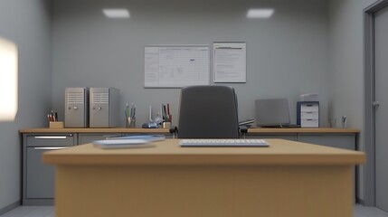 Modern Office Workspace Design Minimalist Desk Setup
