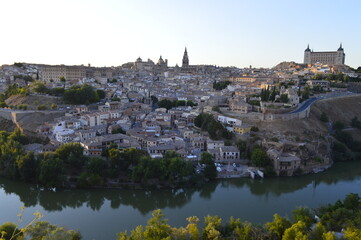 Vista panorâmica da cidade de Toledo na Espanha