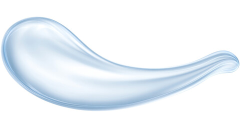 Abstract Liquid Swirl Smooth Flowing Gel Light Blue Cosmetic Texture Beauty Product Skincare