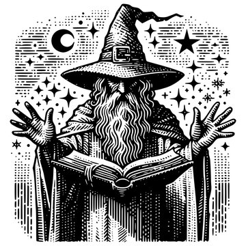 Fantasy Wizard Illustration