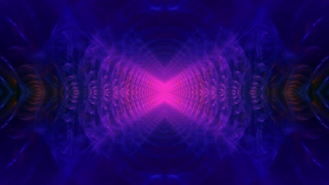 abstraktes energievoll violett leuchtendes Muster, modern, Technologie, Wissenschaft, Ver&auml;nderung