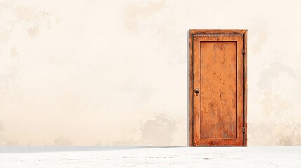 An old, rusted metal door with flaking paint that represents the levels of oxidative degradation