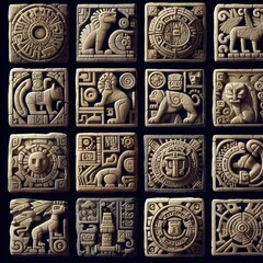 Mesoamerican Glyphs