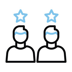 customer experience Color line icon , vector, pixel perfect, illustrator file
