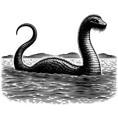 Fototapeta premium Loch Ness Monster Nessie