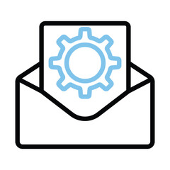 Email Settings Color line icon , vector, pixel perfect, illustrator file 
