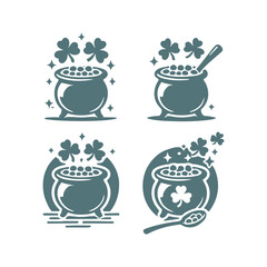 Lucky Charms St. Patrick's Day Silhouette Set