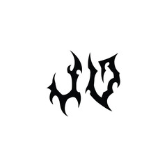 JV monogram logo design letter text name symbol monochrome logotype alphabet character simple logo