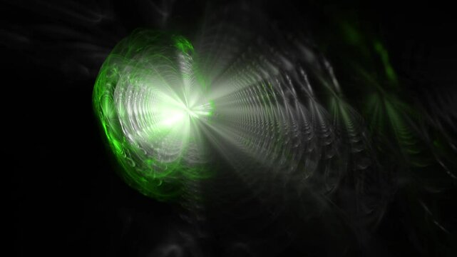 abstraktes energievoll gr&uuml;n leuchtendes Muster, modern, Technologie, Wissenschaft, Ver&auml;nderung