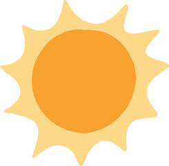 sun cartoon design illustration