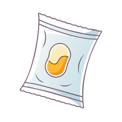 yeast packet icon, yeast packet vector illustration-simple illustration of yeast packet, perfect for yeast packet logos and icons