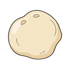 dough ball icon, dough ball vector illustration-simple illustration of dough ball, perfect for dough ball logos and icons