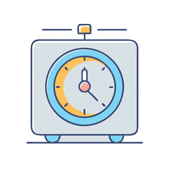 oven timer icon, oven timer vector illustration-simple illustration of oven timer, perfect for oven timer logos and icons