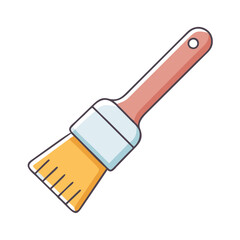 pastry brush icon, pastry brush vector illustration-simple illustration of pastry brush, perfect for pastry brush logos and icons