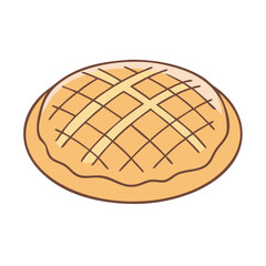 pastry lattice icon, pastry lattice vector illustration-simple illustration of pastry lattice, perfect for pastry lattice logos and icons