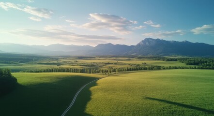 Obraz premium Impressive Aerial View with Perfect Detail.