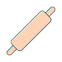 rolling pin icon, rolling pin vector illustration-simple illustration of rolling pin, perfect for rolling pin logos and icons