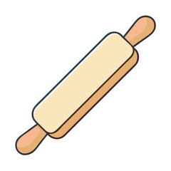 rolling pin icon, rolling pin vector illustration-simple illustration of rolling pin, perfect for rolling pin logos and icons