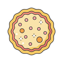 sugar cookie icon, sugar cookie vector illustration-simple illustration of sugar cookie, perfect for sugar cookie logos and icons