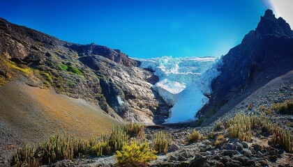 panorama of the mountains in autumn