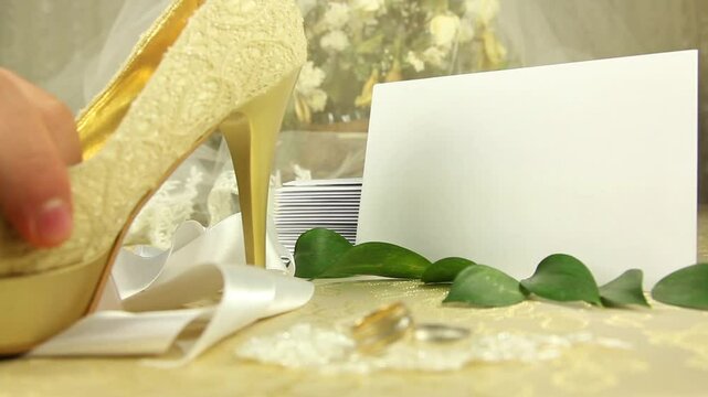 Wedding invitation card