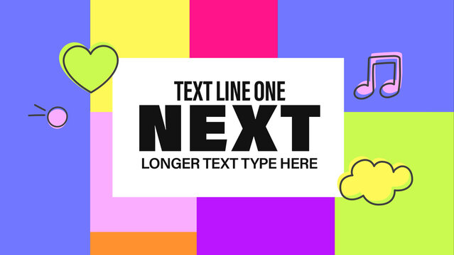 Kids And Teens Colorful Title Card