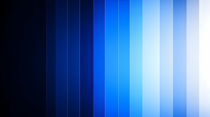 Abstract blue gradient background, vertical stripes, shades of blue transitioning from dark to light, perfect for website banners, presentations, and digital designs.