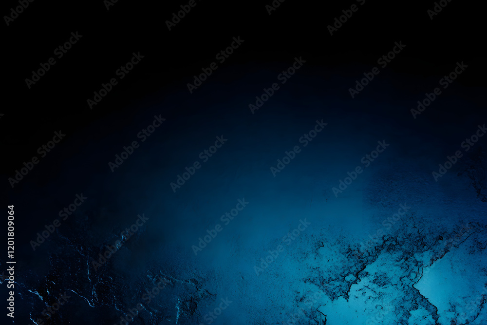 Canvas Prints abstract background fading from black to blue gradient