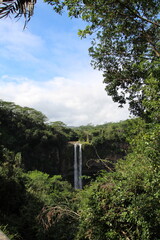 Das Tal des Chamarell-Wasserfall
