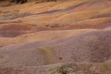 Die siebenfarbiege Erde von Chamarel auf Mauritius