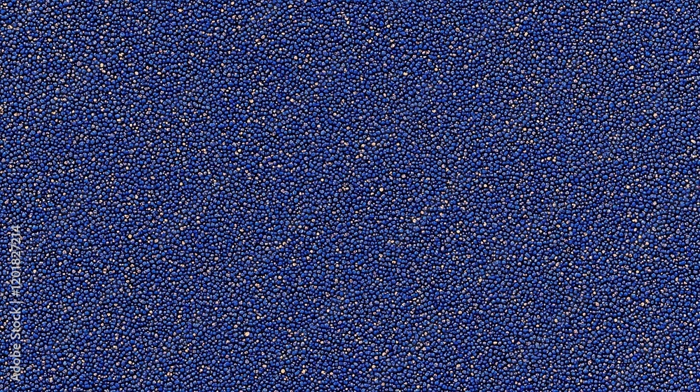 Poster deep blue shimmering texture background with densely packed particles
