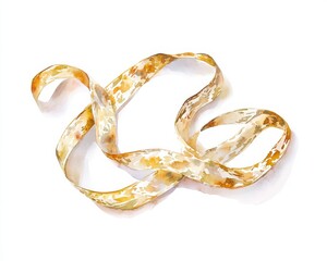 Colorful ribbon swirls beautifully, perfect for crafts or decorative purposes.