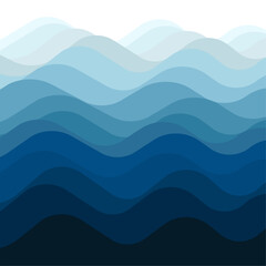 Fototapeta premium waves background vector illustration