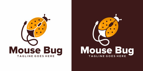 Bugs computer mouse logo	