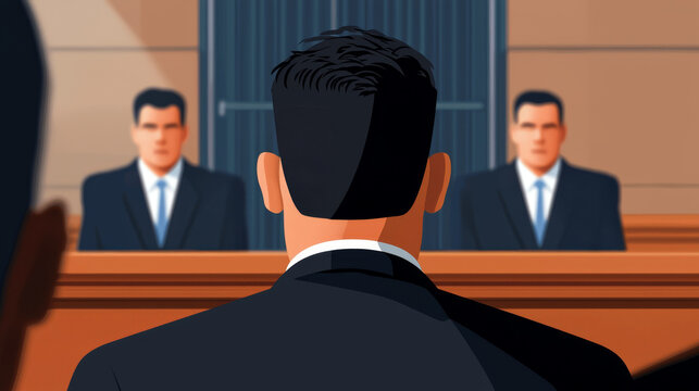 tense moment in court as witness testifies before two lawyers