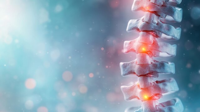Understanding spinal health human spine anatomy and function medical science clinical environment detailed view