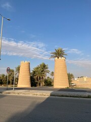 Qassim palm farms in the middle of Buraidah, Al-Sabbakh district, Saudi Arabia
