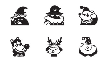 Vector Groundhog Day set