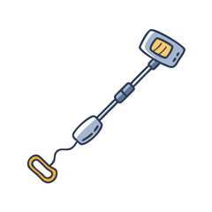 beachcomber s metal detector icon, beachcomber s metal detector vector illustration-simple illustration of beachcomber s metal detector, perfect for beachcomber s metal detector logos and icons