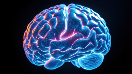 Obraz premium Encephalogram Brainwave Scan - Medical Imaging