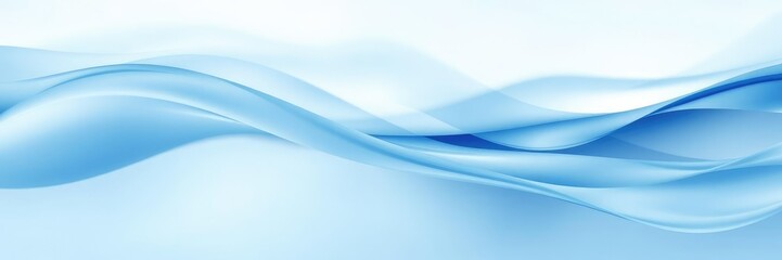 Abstract background with soft blue waves and gentle movement, blue ocean,