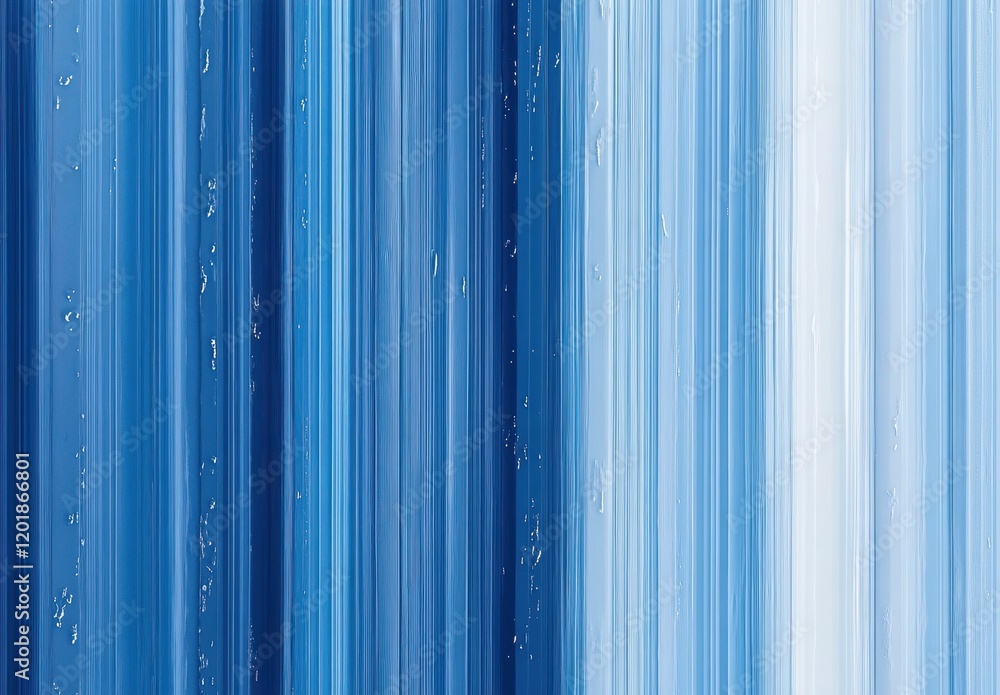Poster abstract vertical lines in shades of blue with a soft texture for a calm and serene atmosphere, perf
