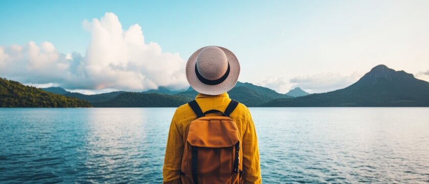 A vlogger capturing a creative travel vlog, exploring unique destinations with a focus on lifestyle, culture, and local experiences, using a high-quality camera setup