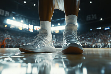 Fototapeta premium Game On: The Court Perspective